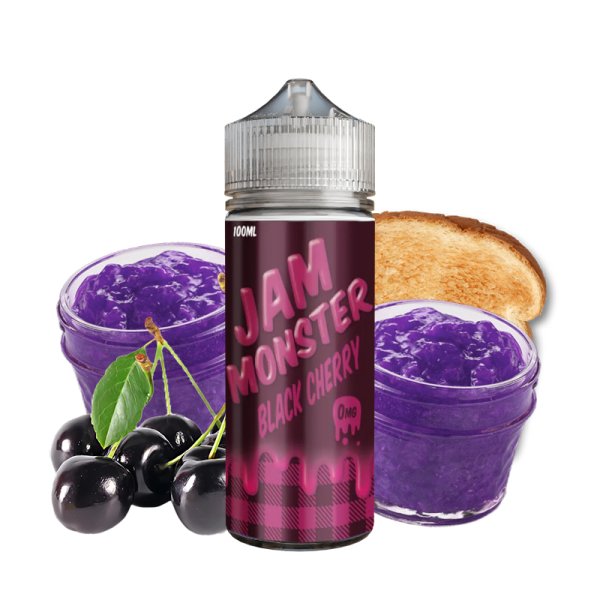 [Destockage] Black Cherry 0mg 100ml - Jam Monster by Monster Vape Labs