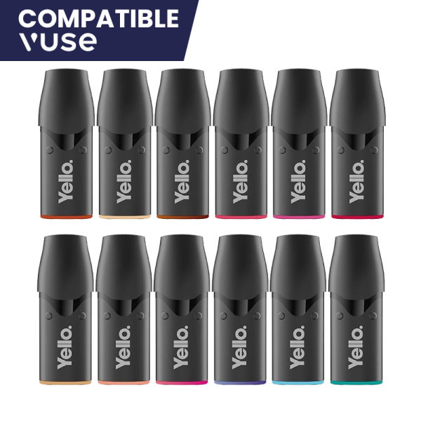 [Destockage] Cartouches Pré-Remplies Yello 0mg 2ml (2pcs) - Yello.