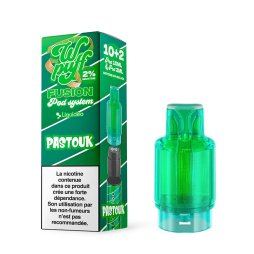 Pre-filled Cartridge 15K 20mg (1pc) - Wpuff Fusion by Liquideo