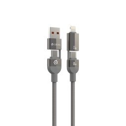 Câble de Charge Multi Fonction 4 in 1 Ultra 2 (1pcs) - DEVIA