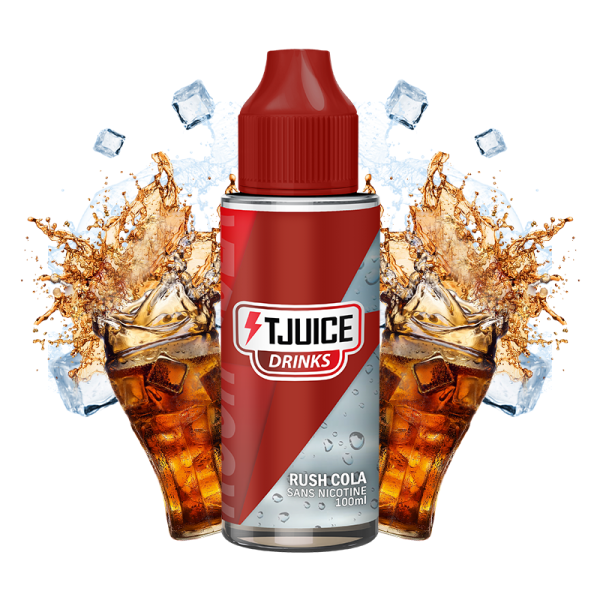 Rush Cola 0mg 100ml - Drinks by T-Juice