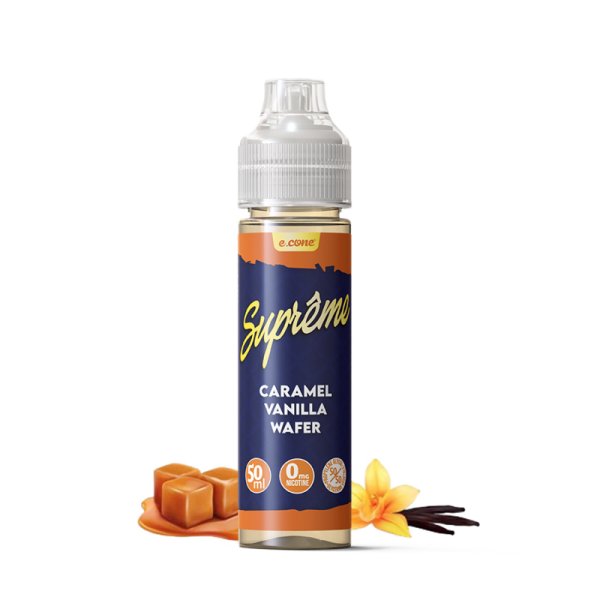 Caramel Vanilla 0mg 50ml - Suprême by Vape Maker