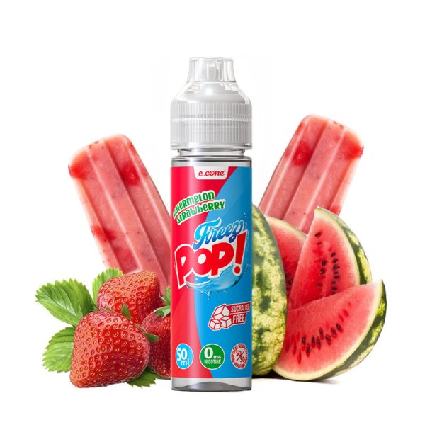 Pop Watermelon Strawberry 0mg 50ml - Freez Pop by Vape Maker