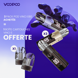 [Offre] 3+1 Pack Pod Vinci E80 - Voopoo