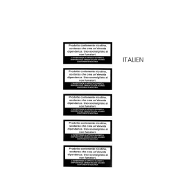 Small Nicotine Warning label (5pcs)