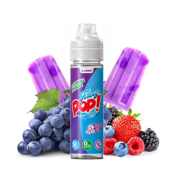 Pop Grape Red Fruits 0mg 50ml - Freez Pop by Vape Maker