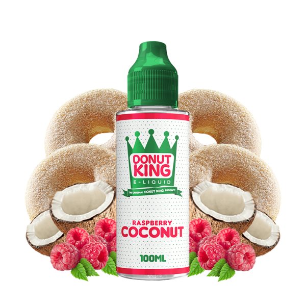 Raspberry Coconut 0mg 100ml - Donut King