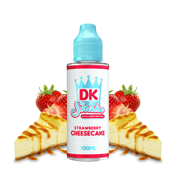 Strawberry Cheesecake 0mg 100ml - DK N' Shake by Donut King