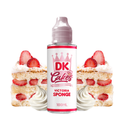 Victoria Sponge 0mg 100ml - DK Cakes by Donut King