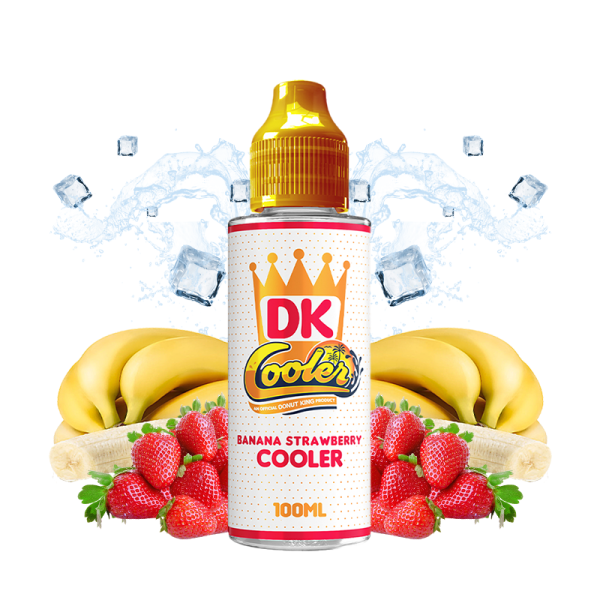 Banana Strawberry 0mg 100ml - DK Cooler by Donut King