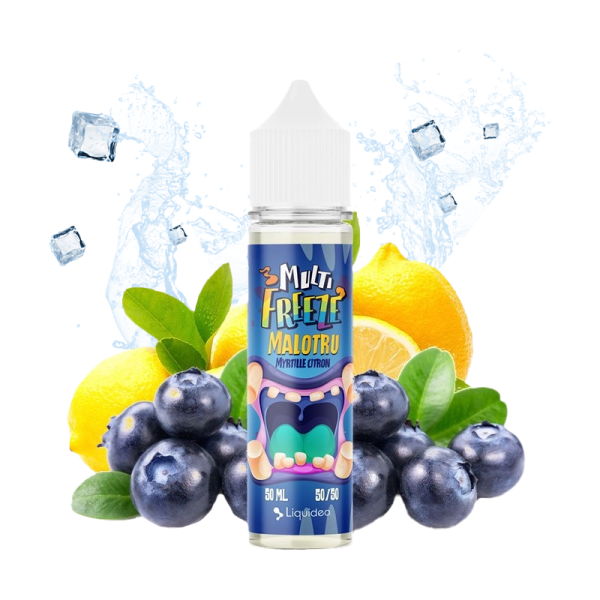 Malotru Myrtille Citron 0mg 50ml - Liquideo Multifreeze