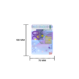 Euro Snap-Closing Pouch (100pcs) 7x10cm