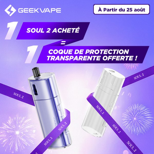 [Offer] Buy 1 Soul 2 Kit, Get 1 Soul 2 Protective Case for free – Geekvape**
