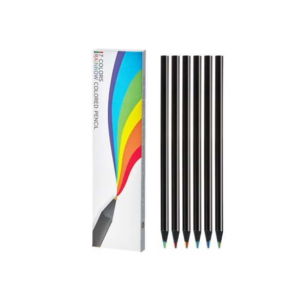 [FID] Set of 6 Rainbow Colored Pencils