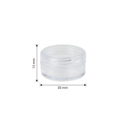 Pot en Plastique Transparent (5g)