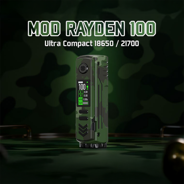 Mod Rayden 100 V2 Military Camo 100W 21700/18650 - BD Vape