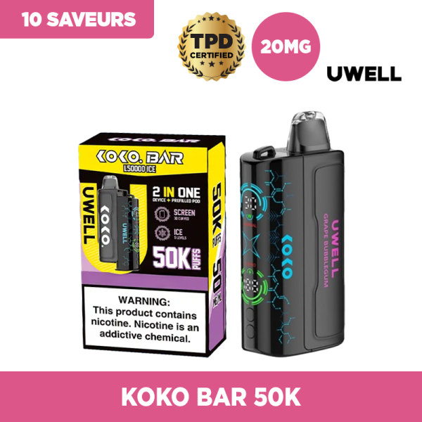 Koko Bar L50000 1300mAh - Uwell