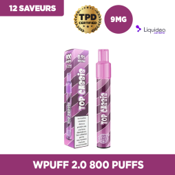 Starter Kit 800 Puffs 9mg (1pc) - Wpuff 2.0 by Liquideo