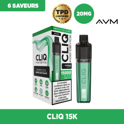 Starter Kit Cliq 15K 2+10ml 2% - AVM