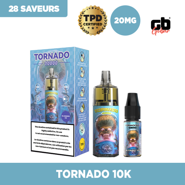 Tornado 10K 800mAh TPD EU 2% 10ml - Gobar