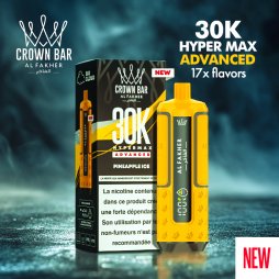 Hyper Max Advanced 30k 950mAh - Crown Bar by Al Fakher