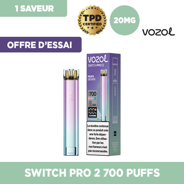Pack Pod Switch Pro 2 Fruits Des Bois 20mg - Vozol
