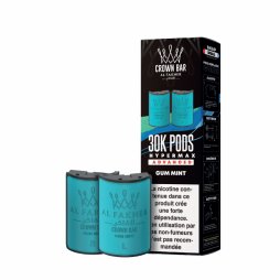 Prefilled Cartridges Hyper Max Advanced 30k 6mg 10+10ml (2pcs) - Crown Bar by Al Fakher