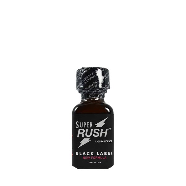 Poppers Super Black Label New Formula 25ml - Rush