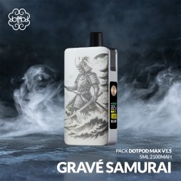 Kit DotPod Max V1.5 5ml 2100mAh Engraved Samurai - Dotmod