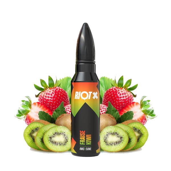 Fraise Kiwi 0mg 50ml - Riot X by Riot