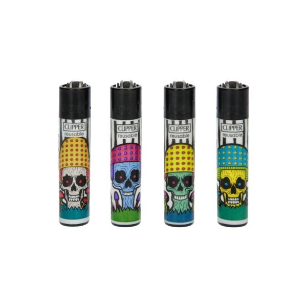 Briquet Motif Mushrooms Skulls (48pcs) - Clipper