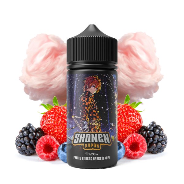 Taiga (Fruits rouges/Barbe à papa) 0mg 100ml - Shonen Vapor