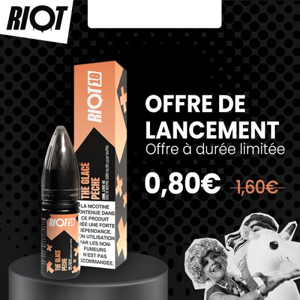 Thé Glacé Pêche 10ml - Riot 10 by Riot