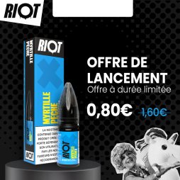 Myrtille Pêche 10ml - Riot X by Riot
