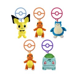 Plush with Hook (6 pcs) - Pokémon