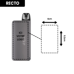 Pack dotPod Go 2ml 3000mAh Gunmetal Personnalisé - Dotmod