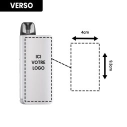 Kit DotPod Go 2ml 3000mAh Silver Customized - Dotmod