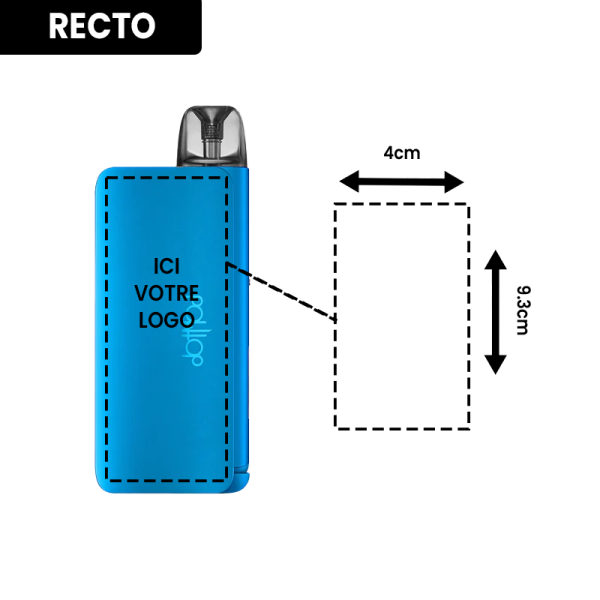Pack DotPod Go 2ml 3000mAh Blue Personnalisé - Dotmod