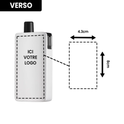 Kit DotPod Max V1.5 5ml 2100mAh Silver Personnalisé - Dotmod