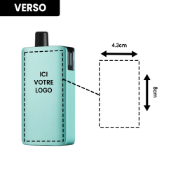 Pack DotPod Max V1.5 5ml 2100mAh Tiffany Blue Personnalisé - Dotmod