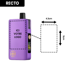 Pack DotPod Max V1.5 5ml 2100mAh Purple Personnalisé - Dotmod