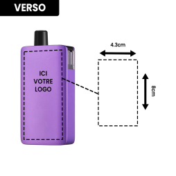 Kit DotPod Max V1.5 5ml 2100mAh Purple Personnalisé - Dotmod