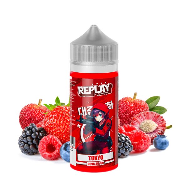 Tokyo 0mg 100ml - Replay by Liquidarom