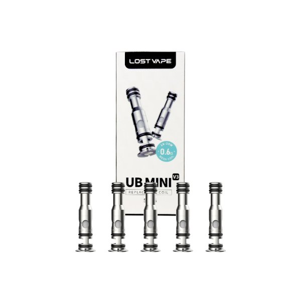 Résistances UB Mini V3 series 0.6/0.8Ω (5pcs) - Lost Vape
