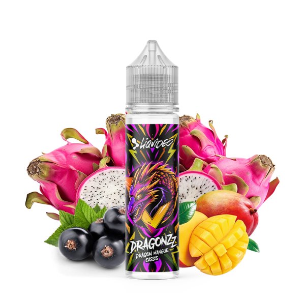 Dragon Mangue Cassis 0mg 50ml - Dragonzz by Liquideo