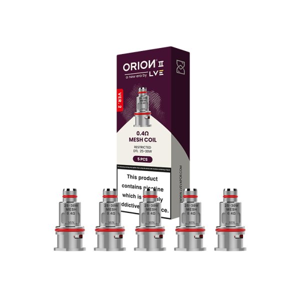 Résistances Orion II Pro 0.4/0.6/0.8Ω (5pcs) - LVE