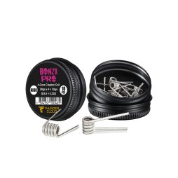 Bonza Pro 4-Core Fused Clapton Coils Ni80 0.23/0.25Ω (10pcs) - Thunder Cloud x Vaping Bogan