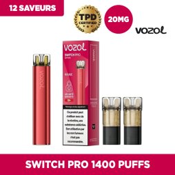 Starter Kit Switch Pro Red Edition 20mg - Vozol