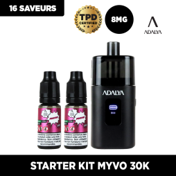 Starter Kit Myvo 30K 1300mAh  10ml / 8% - Adalya