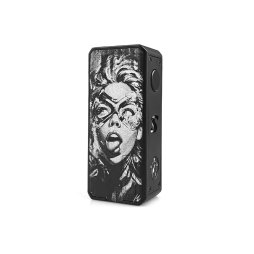 Mod S101 21700/18650 Gravé Black - San Indonesia x Gerobak Vaper